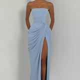 Cyra Maxi Dress - Glacier Blue