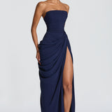 Cyra Maxi Dress - Navy Blue