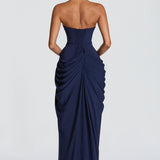 Cyra Maxi Dress - Navy Blue