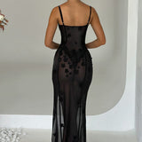 Dalary Black Maxi Dress