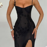 Dalary Black Maxi Dress