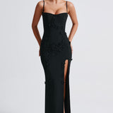 Dalary Maxi Ruha - Fekete Béléssel" can be rewritten as "Dalary Maxi Dress - Black Lining.