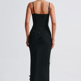 Dalary Maxi Ruha - Fekete Béléssel" can be rewritten as "Dalary Maxi Dress - Black Lining.