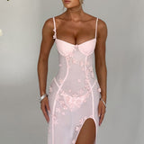 Dalary Pink Maxi Dress