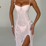 Dalary Pink Maxi Dress