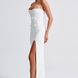 Dalary Maxi Dress - Ivory Lining