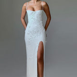 Dalary Maxi Dress - Ivory Lining
