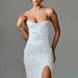 Dalary Maxi Dress - Ivory Lining