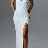 Dalary Maxi Dress - Ivory Lining