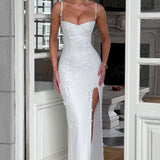 Dalary Maxi Dress - Ivory Lining