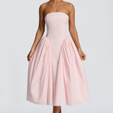 Darla Midi Dress - Pink