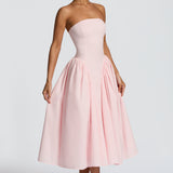 Darla Midi Dress - Pink