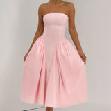 Darla Midi Dress - Pink