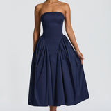 Darla Midi Dress - Ocean Breeze