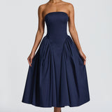 Darla Midi Dress - Ocean Breeze