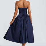 Darla Midi Dress - Ocean Breeze