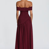 Delilah Maxi Dress - Cherry Patent