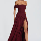 Delilah Maxi Dress - Cherry Patent