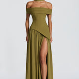 Delilah Maxi Dress - Deep Olive