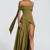 Delilah Maxi Dress - Deep Olive