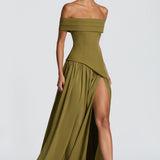 Delilah Maxi Dress - Deep Olive