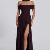 Delilah Maxi Dress - Plum