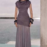 Demelza Maxi Dress - Dark Gray