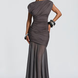 Demelza Maxi Dress - Dark Gray