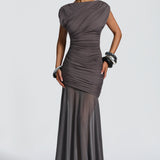 Demelza Maxi Dress - Dark Gray