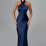 Dimitra Maxi Dress - Ocean Blue