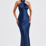 Dimitra Maxi Dress - Ocean Blue
