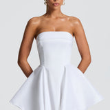 Dionne Mini Dress - Ivory