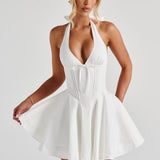 Doris Mini Dress - Ivory