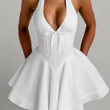 Doris Mini Dress - Ivory
