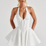 Doris Mini Dress - Ivory