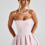 Edith Midi Dress - Pink