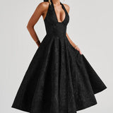 Effie Midi Dress - Black
