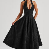 Effie Midi Dress - Black