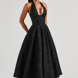 Effie Midi Dress - Black