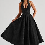 Effie Midi Dress - Black
