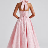 Effie Midi Dress - Pink