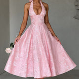 Effie Midi Dress - Pink