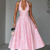 Effie Midi Dress - Pink