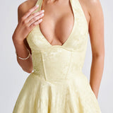 Effie Midi Dress - Lemon