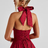 Effie Midi Dress - Red