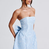 Elenora Mini Dress - Blue