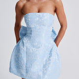 Elenora Mini Dress - Blue