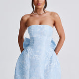 Elenora Mini Dress - Blue