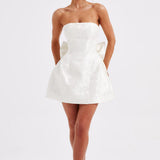Elenora Mini Dress - Ivory