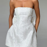 Elenora Mini Dress - Ivory